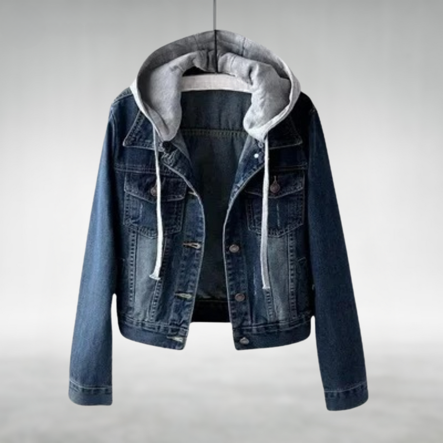 Talia Urban Edge Hooded Full-Zip Streetwear Jacket