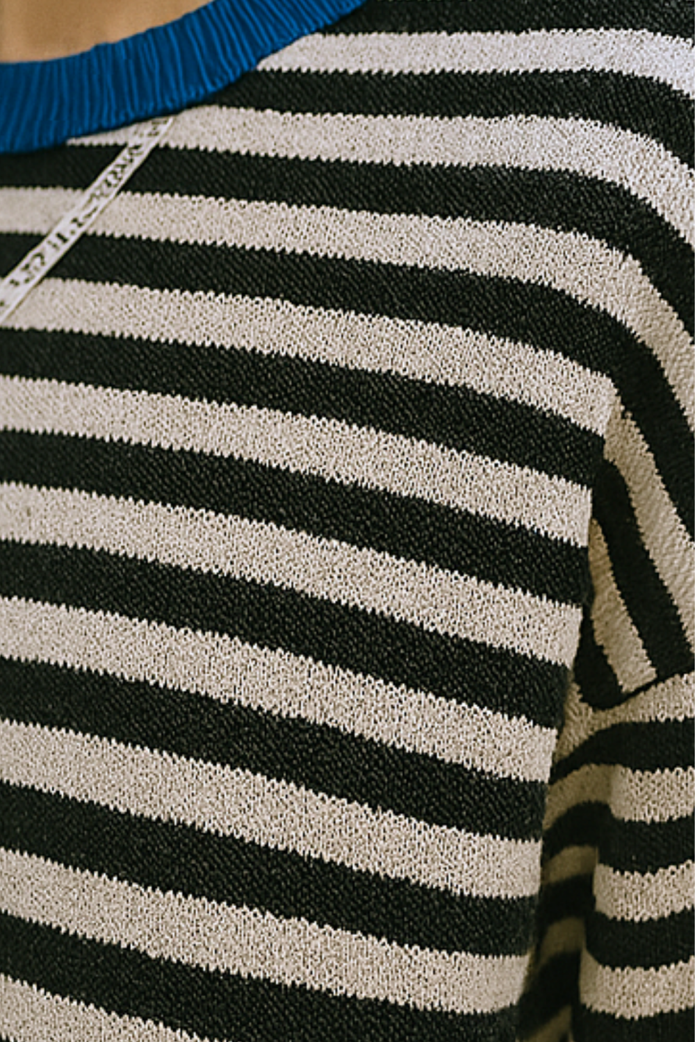 Dahlia Striped Cotton Sweater
