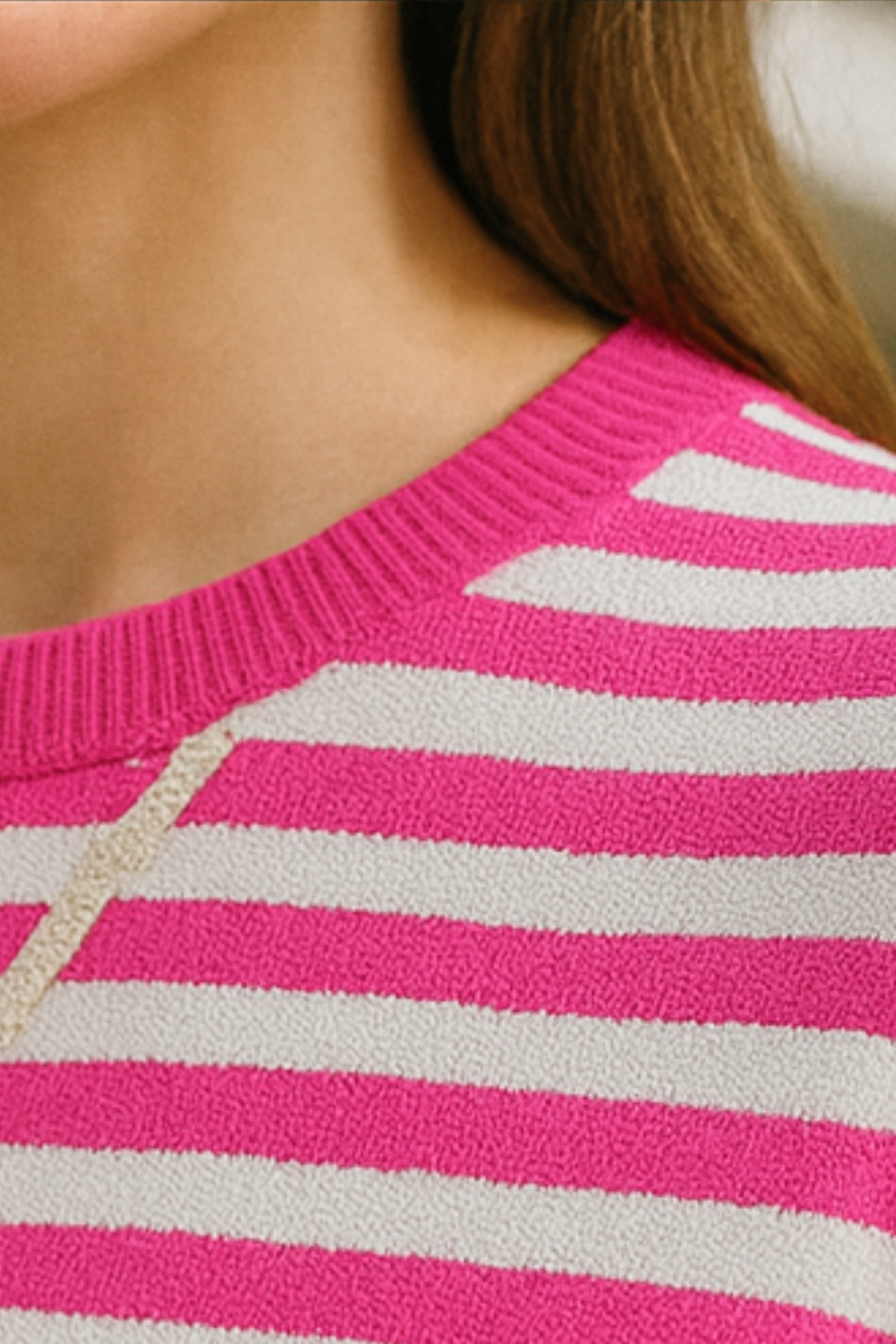 Dahlia Striped Cotton Sweater