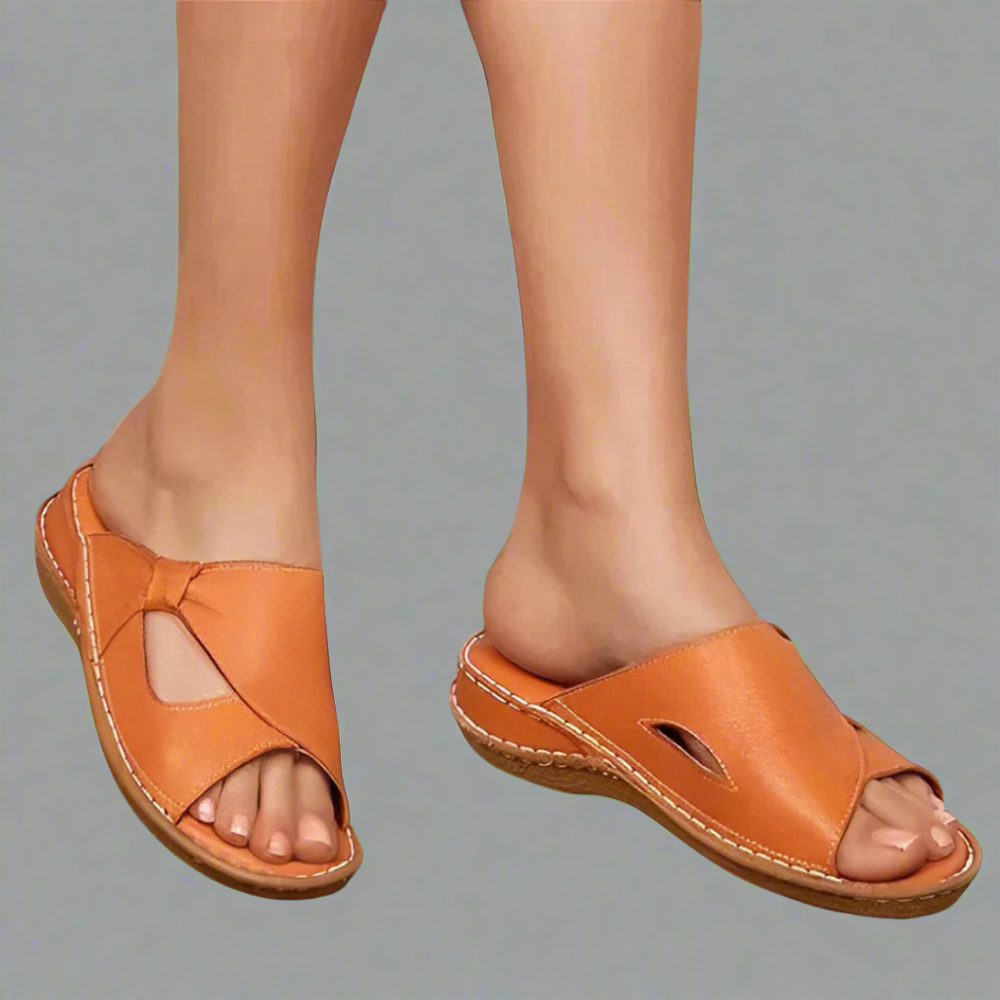 Elisabet Orthopedic Leather Sandal