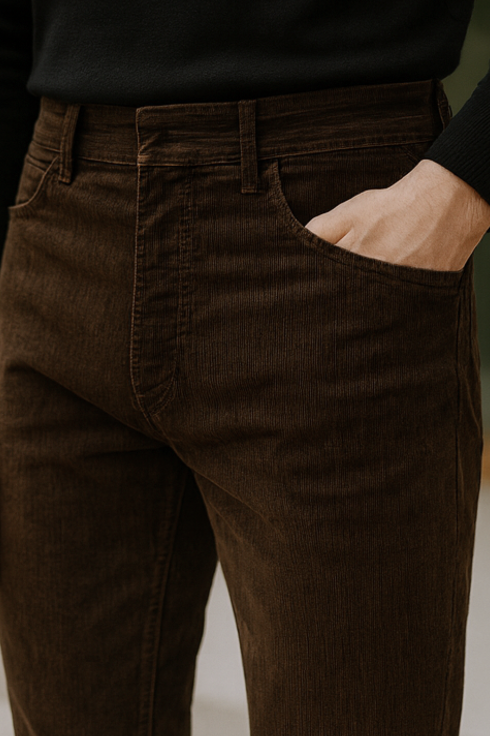 Sanz Corduroy Tailored Suit Dress Pants Flattering Pants
