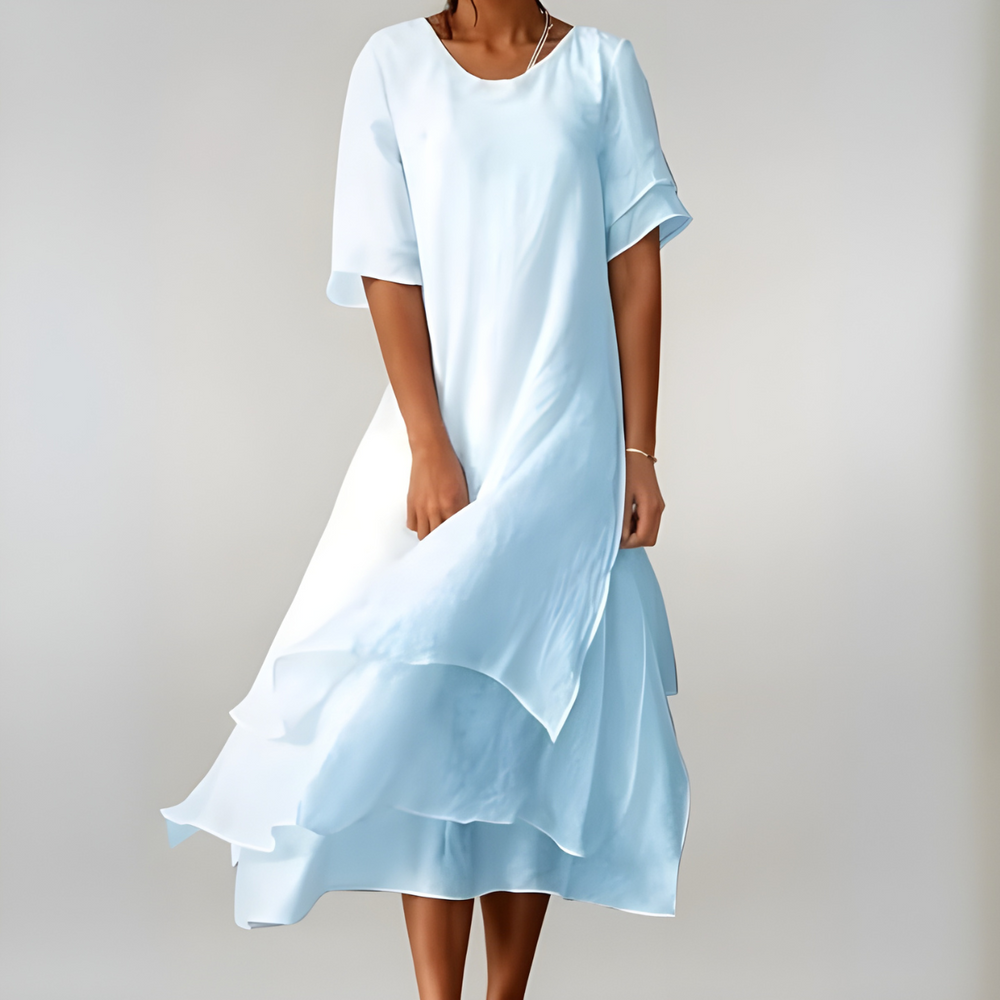 Agnès Light Cotton Maxi Dress