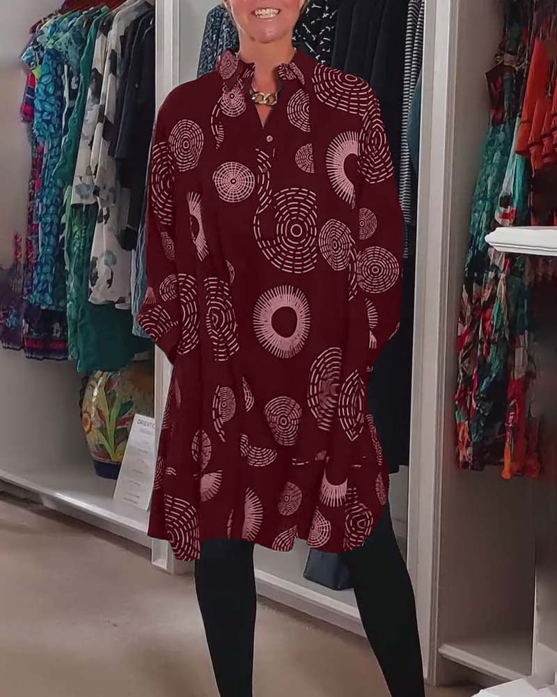 Alvaya Geo-Chic Wickelkleid