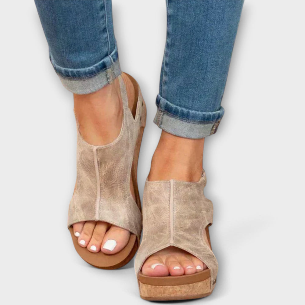 Vala Comfort Strappy Open-Toe Adjustable-Strap Sandals