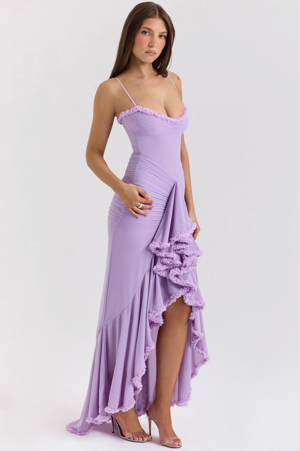 Leah Maxi Slit Dress