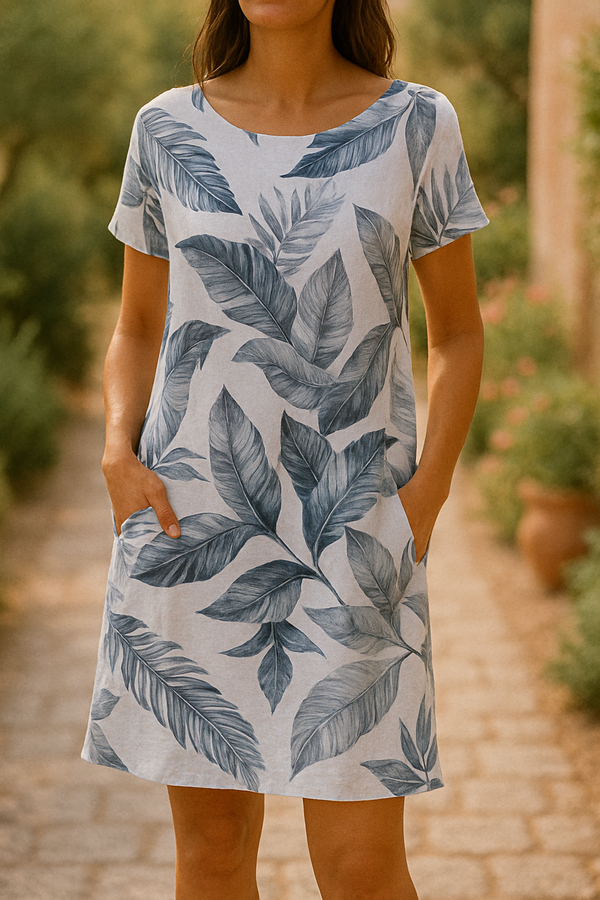 Ranya Cotton Linen Dress