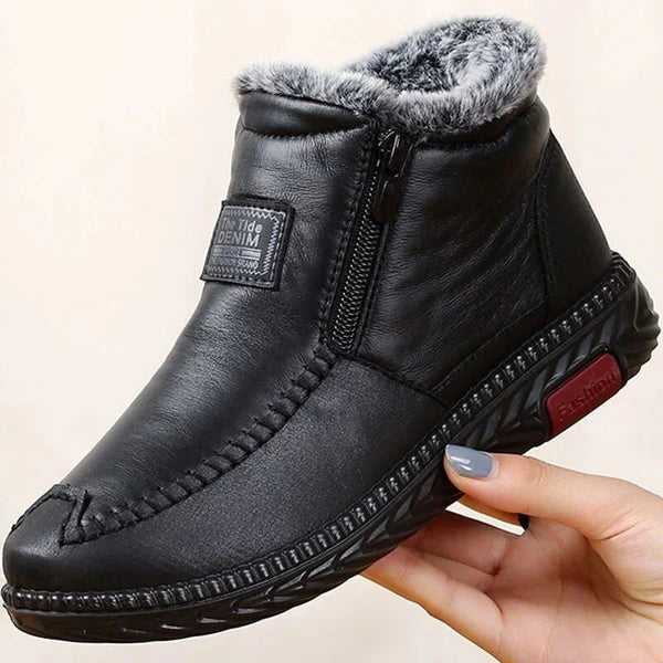 Rustan Wool Leather Waterproof Ankle Boot
