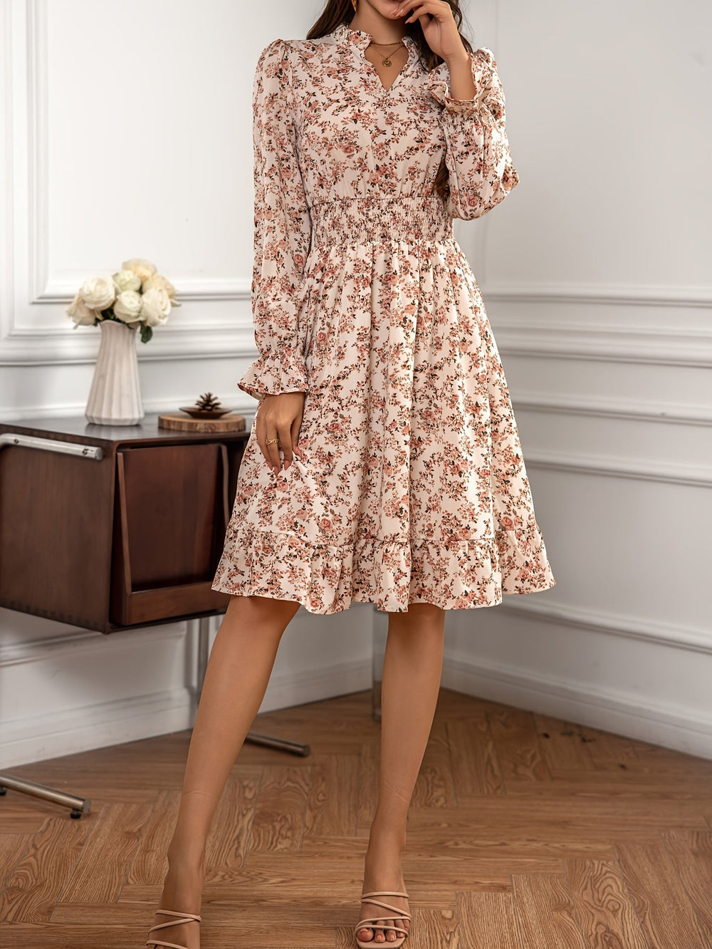 Kallie Floral Elegant Dress