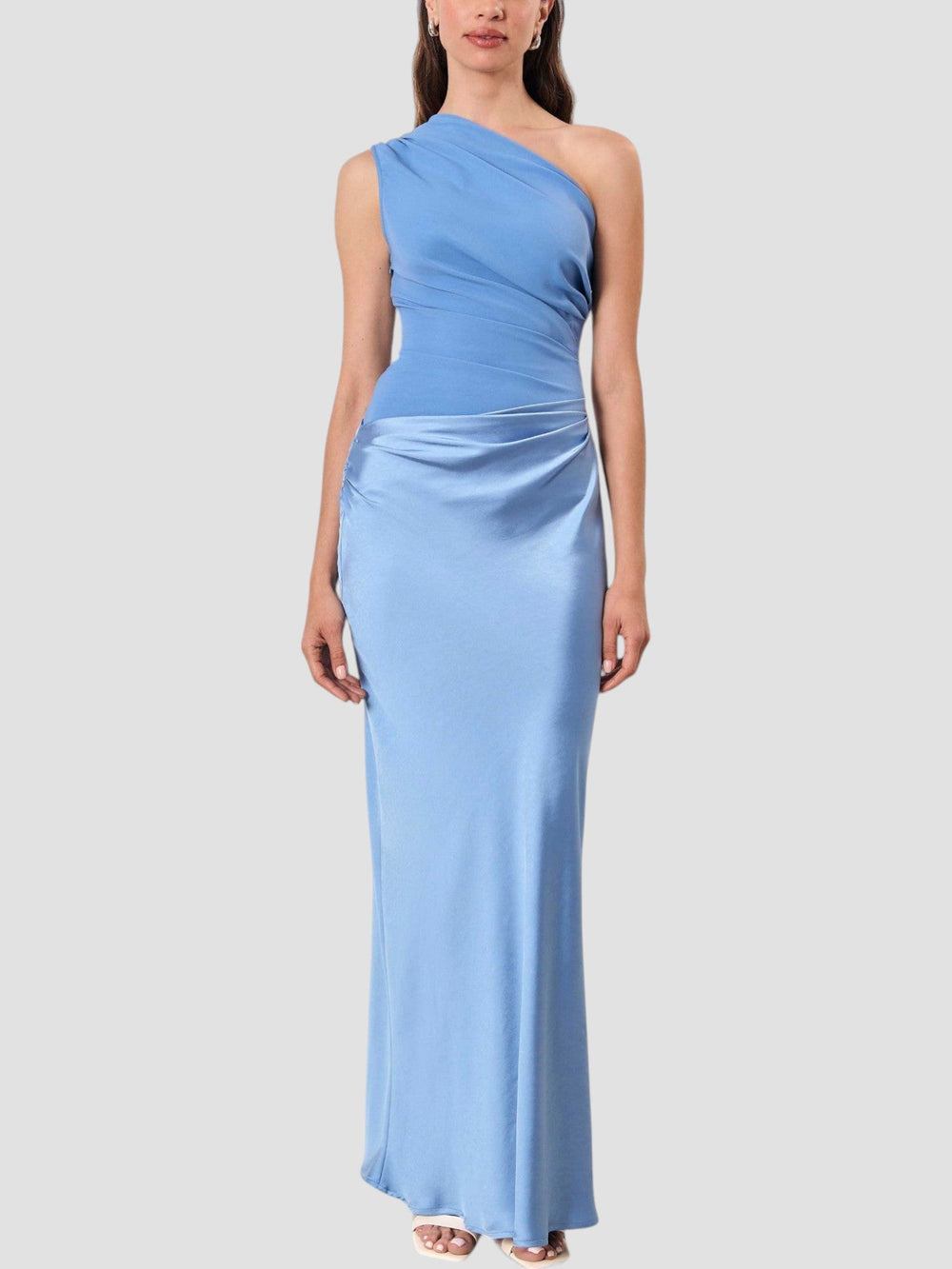 Lolanda Patchwork Pleated Dress
