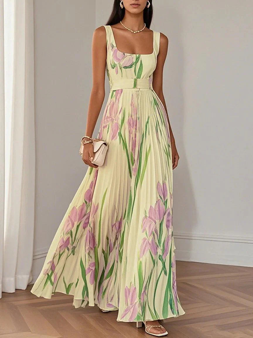 Floralis Elegant Floral Dress for Special Occasions