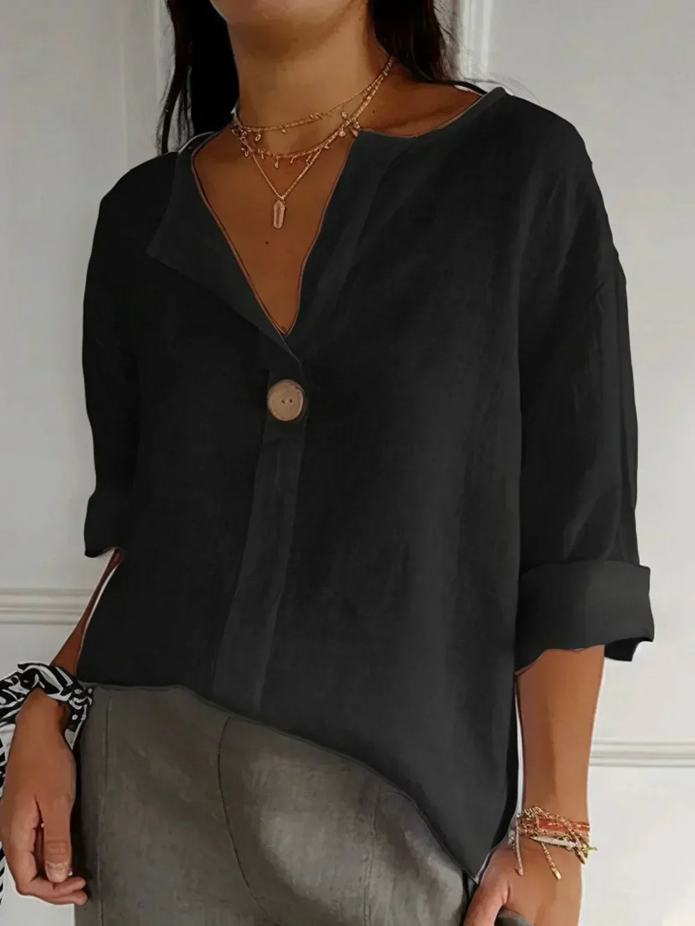 Oriana Timeless Neckline Top