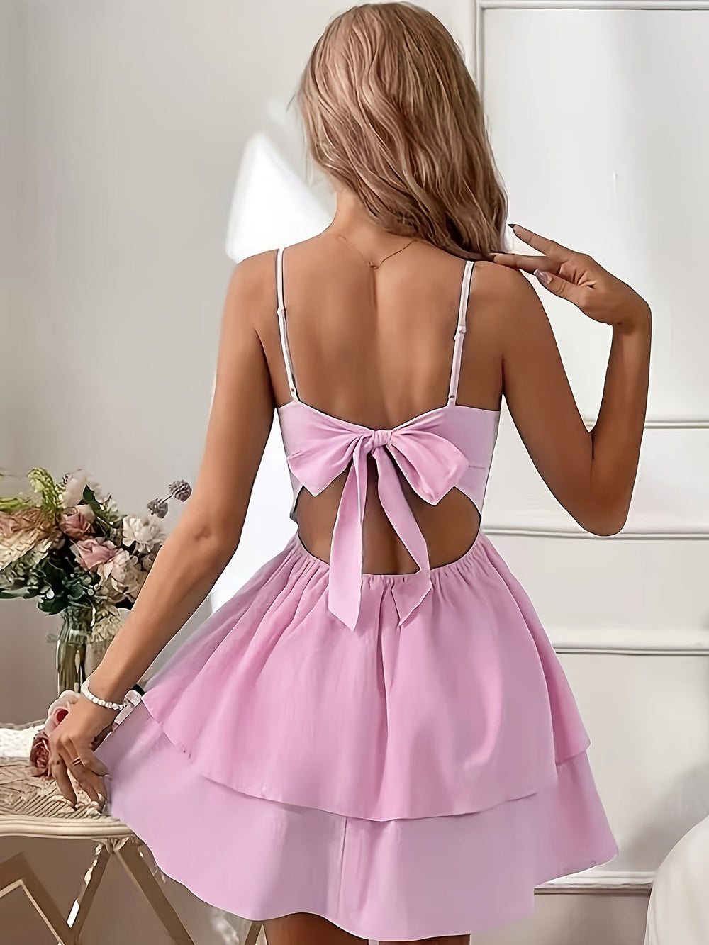 Rosalie Off-Shoulder Dress Schleife