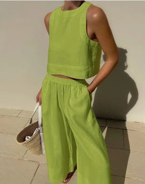 Anvika Minimalist Summer Two-Piece Set