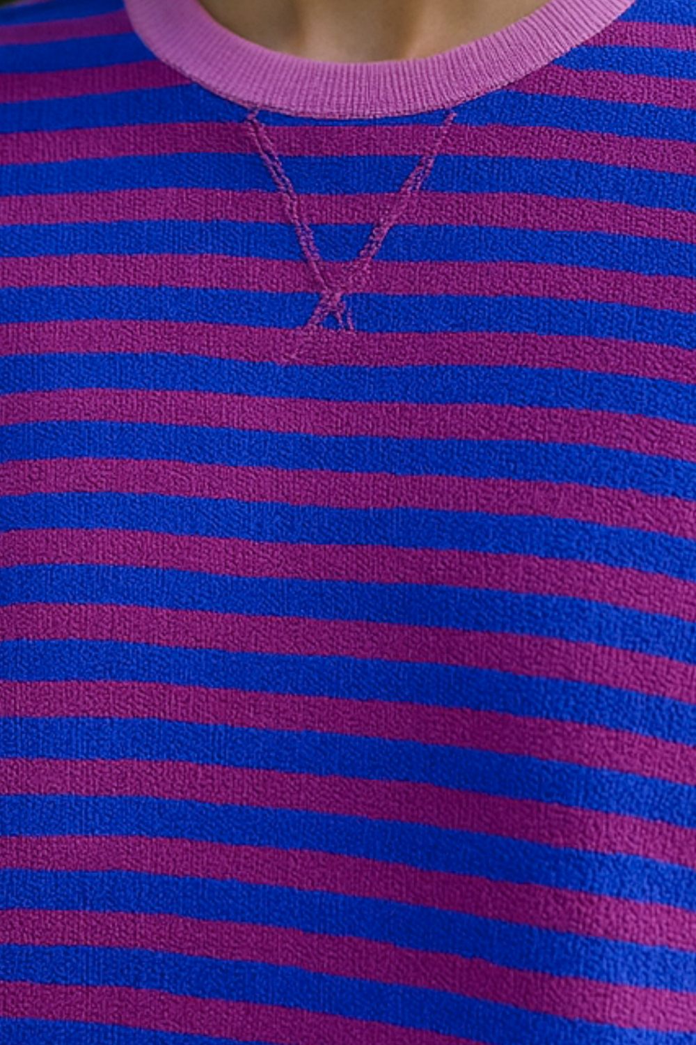 Dahlia Striped Cotton Sweater