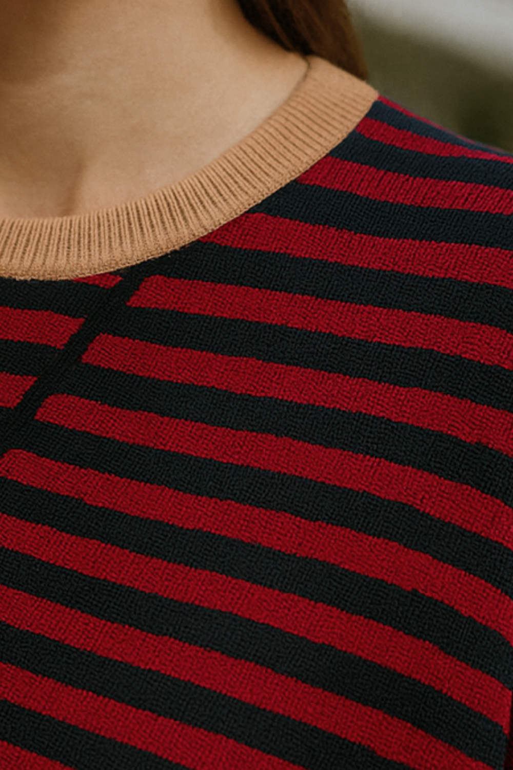 Dahlia Striped Cotton Sweater
