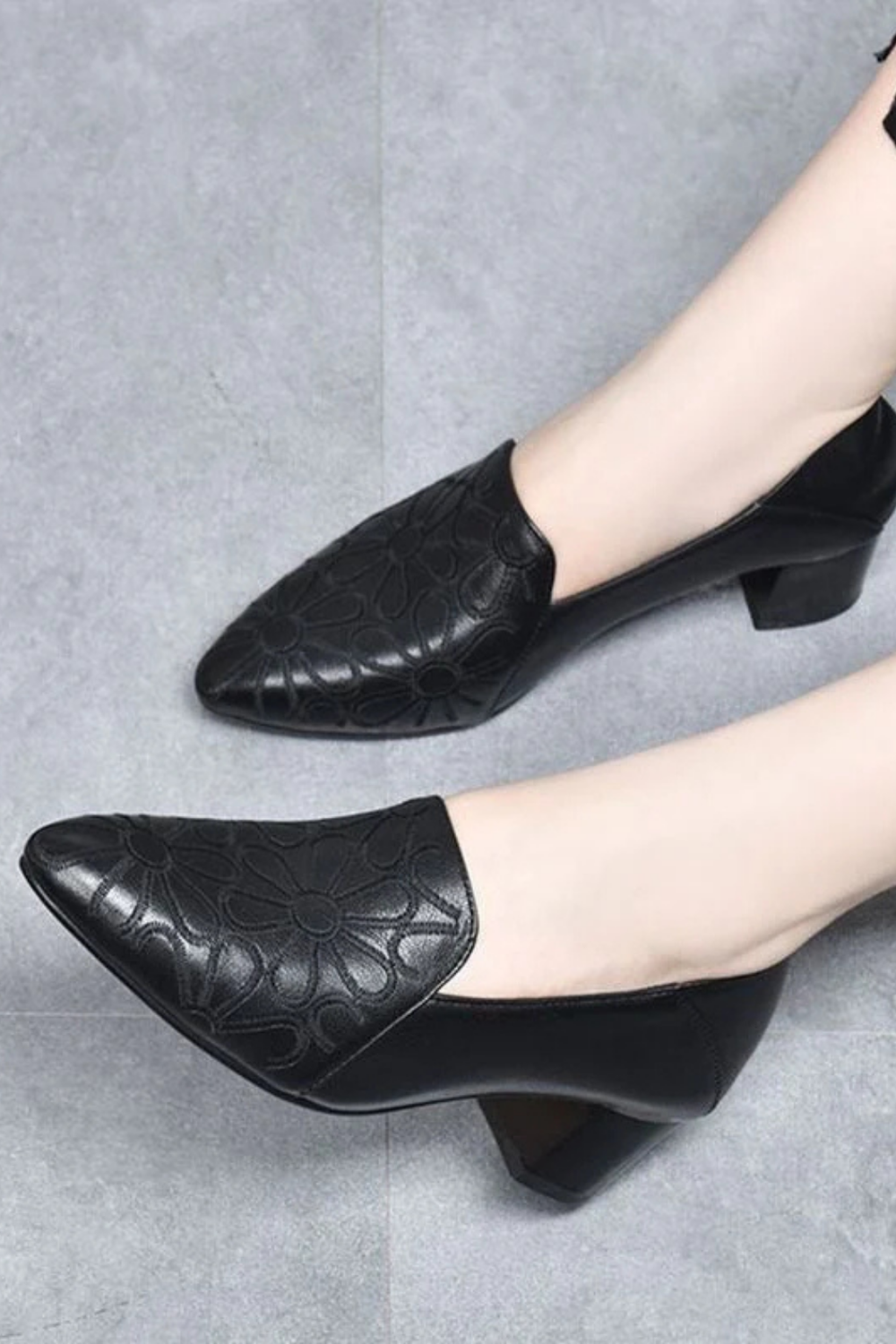 Marlene Vegan Leather Pumps Black