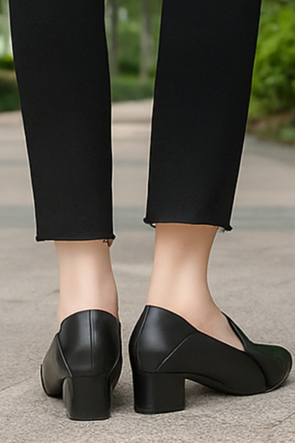 Marlene Vegan Leather Pumps Black