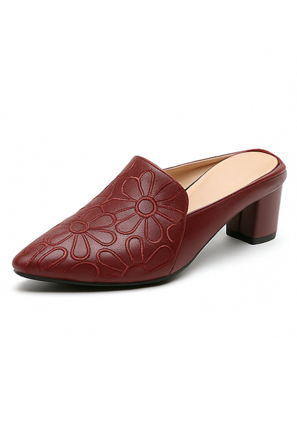 Marlene Vegan Leather Pumps Red