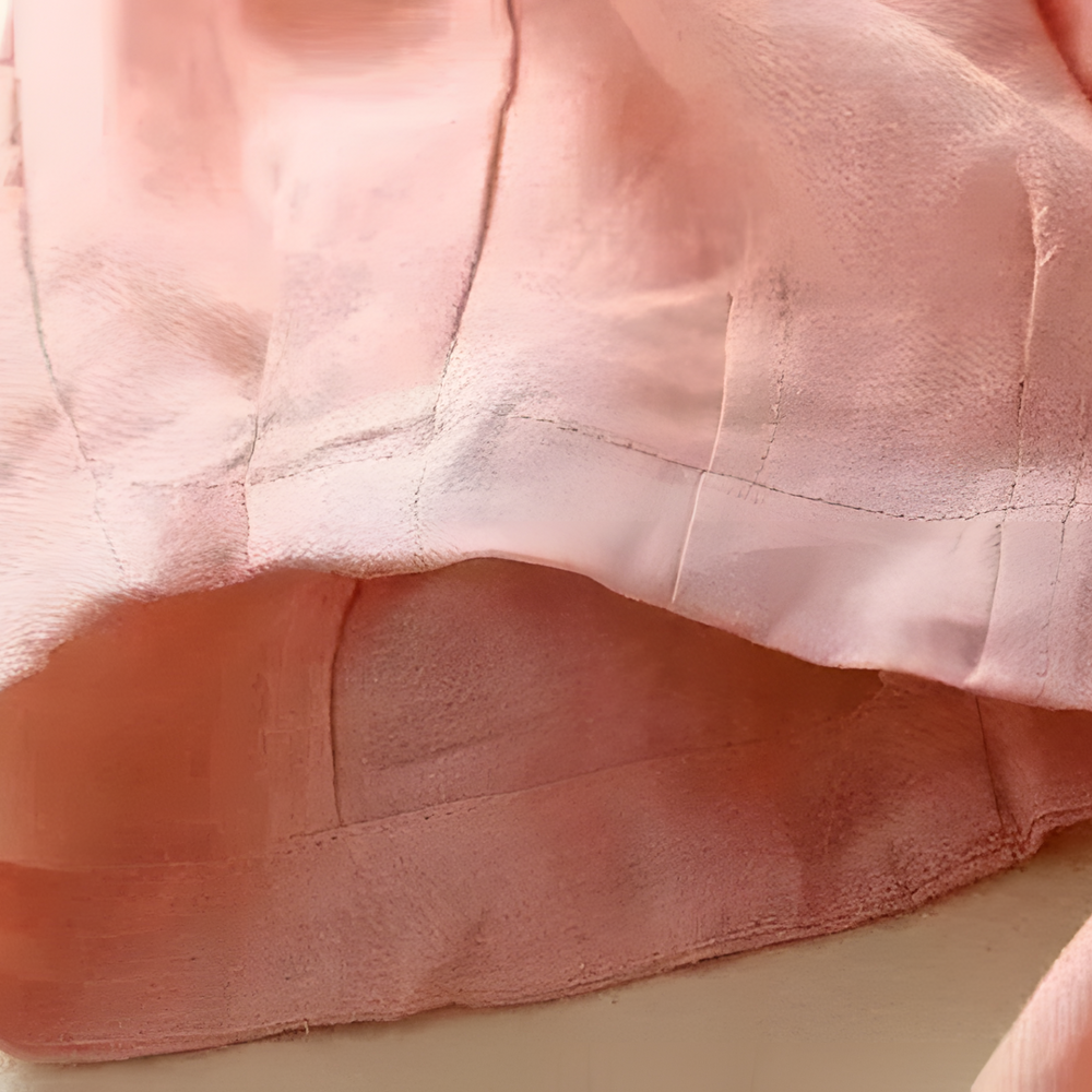 Yndira Breathable Lightweight Linen Tapered Pants - Pink
