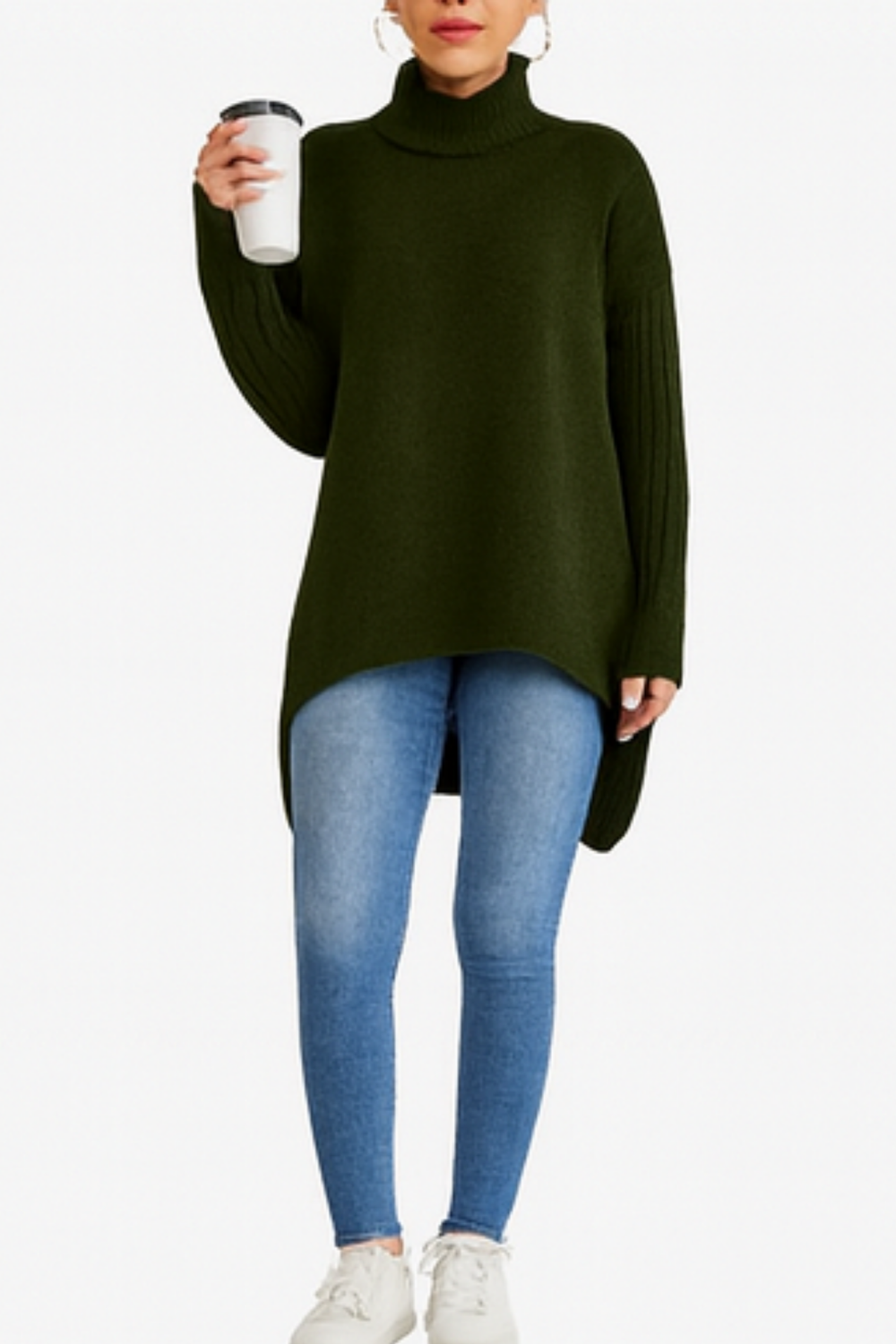 Bridgette Long Turtleneck Sweater