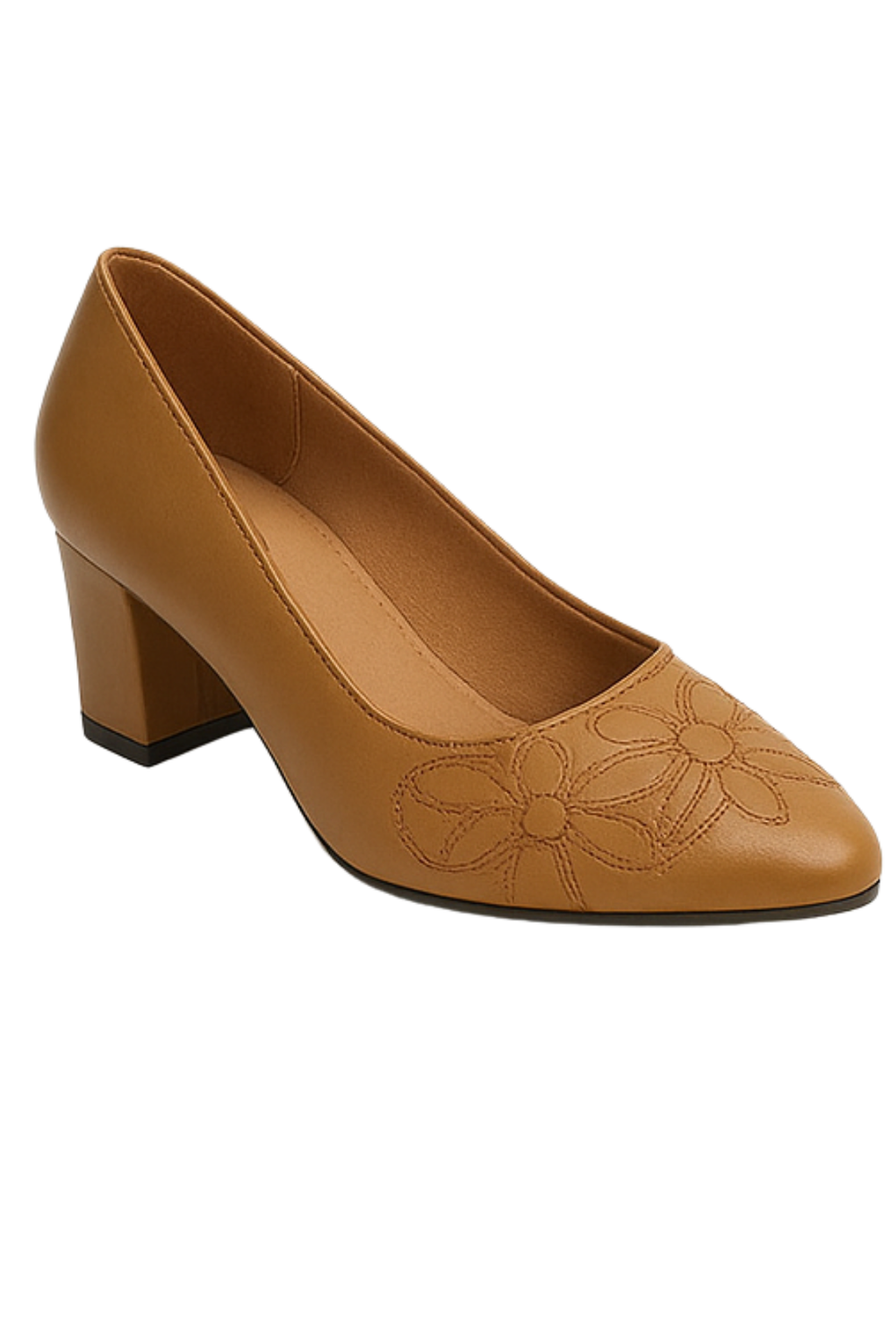 Marlene Vegan Leather Pumps Braun