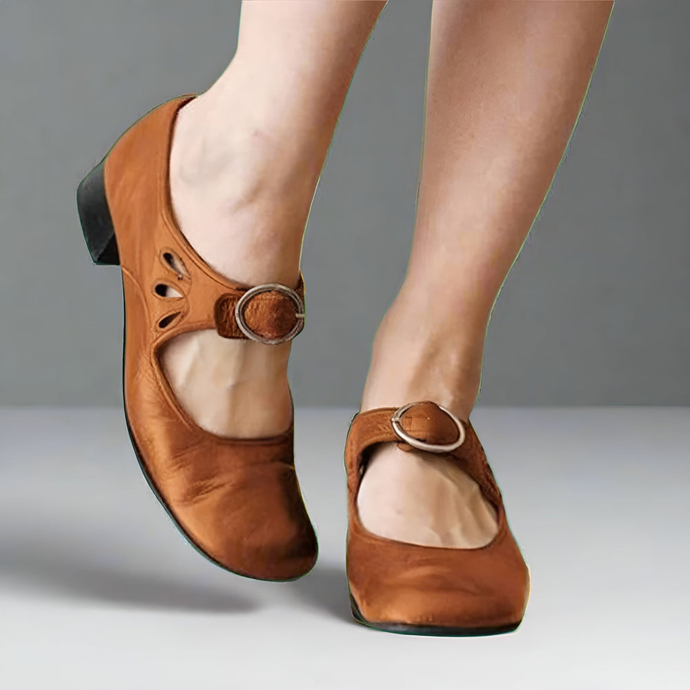 Sandell Orthopedic Leather Wedge