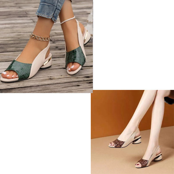 Leonie Block-Heel Comfortable Sandal