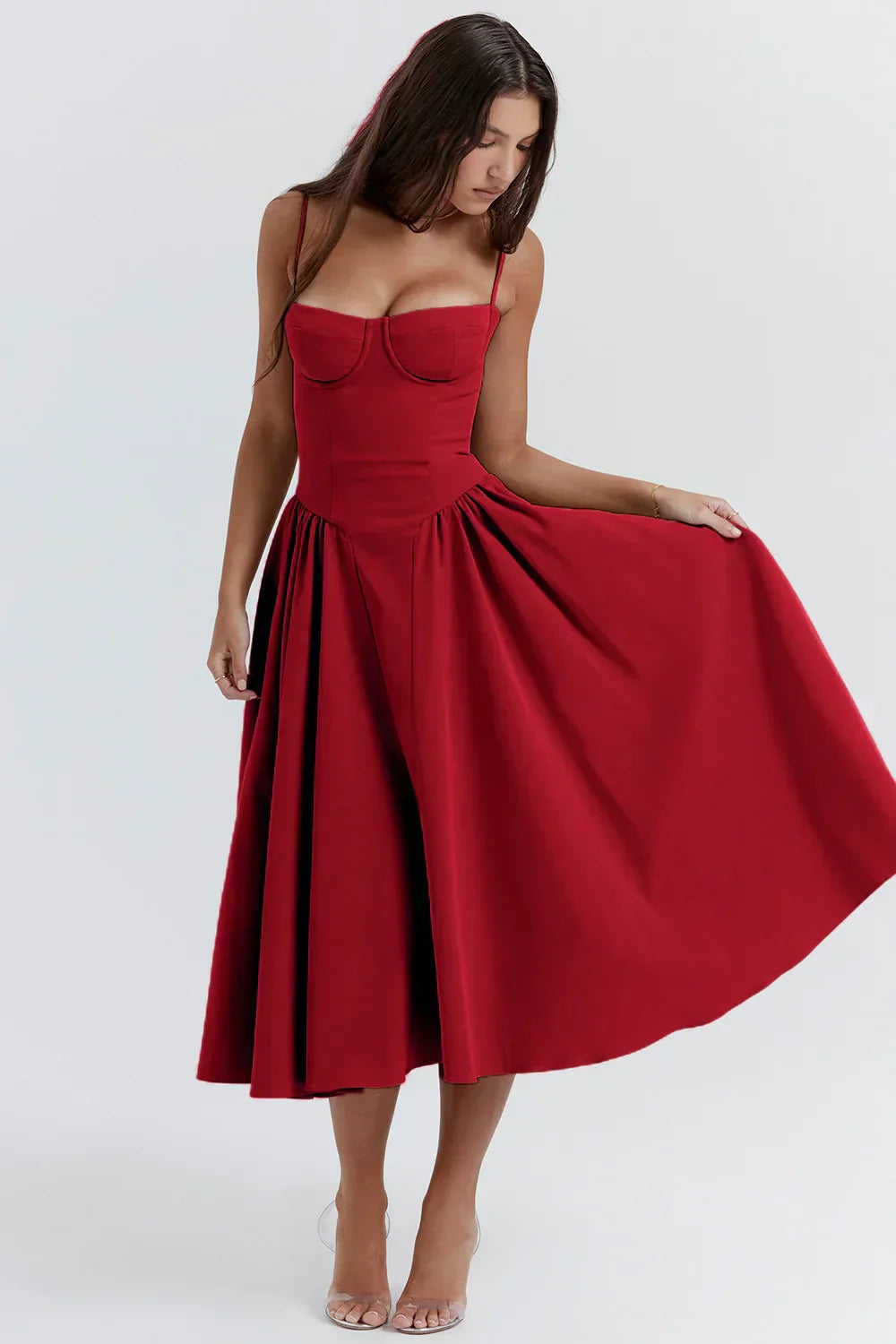 Michaela Sleeveless Midi Dress