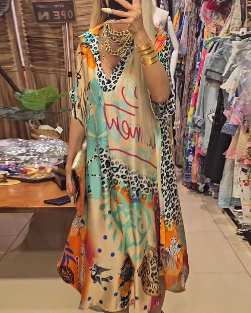 Sachiko Wild Print Dress