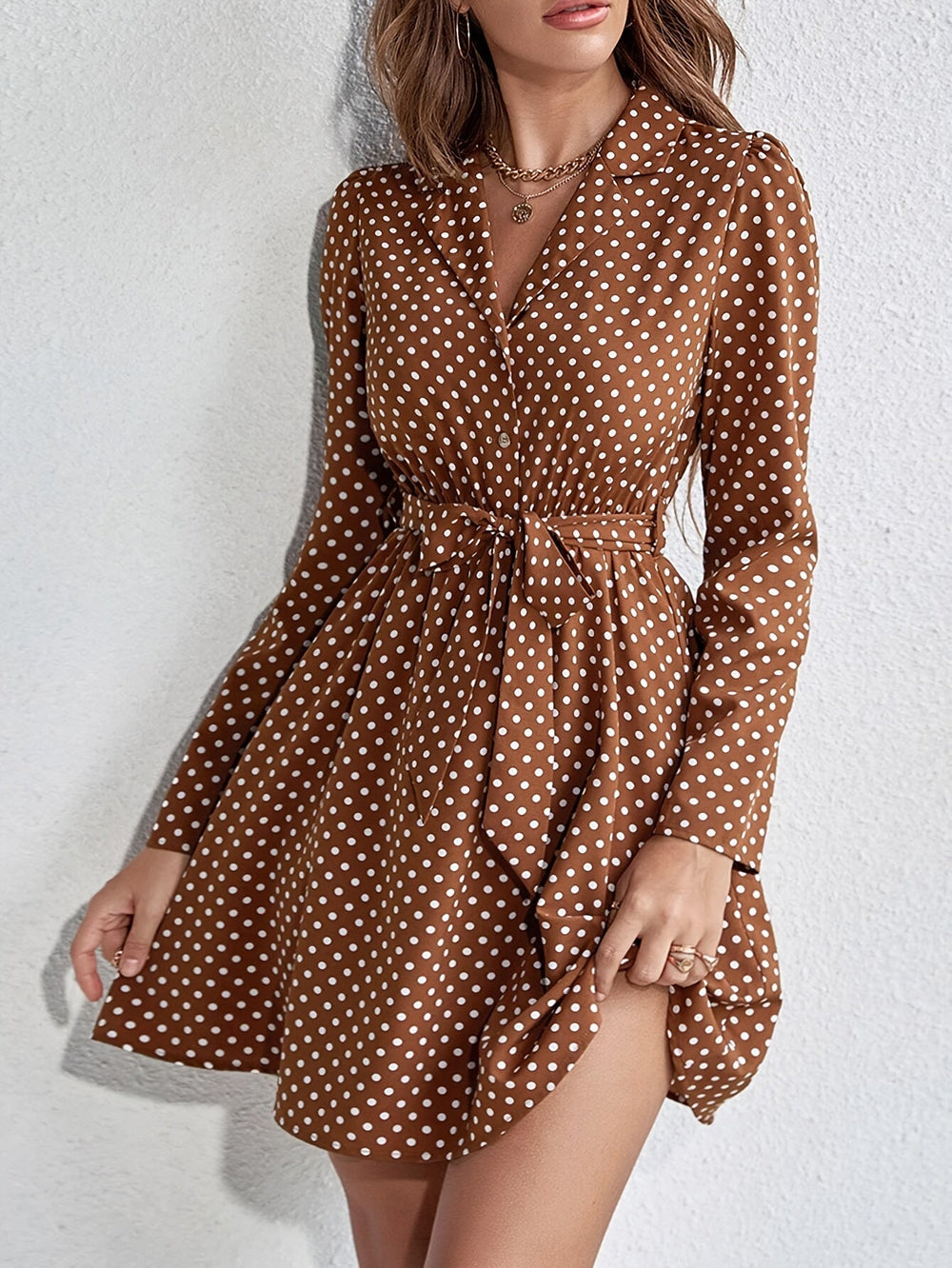 Maribel Polka Dot Dress