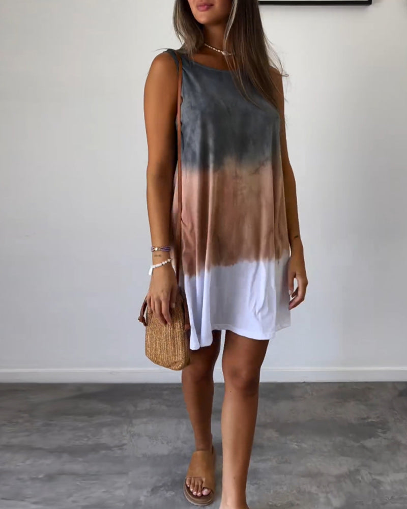 Rosalie Sleeveless Luxury Casual Dress