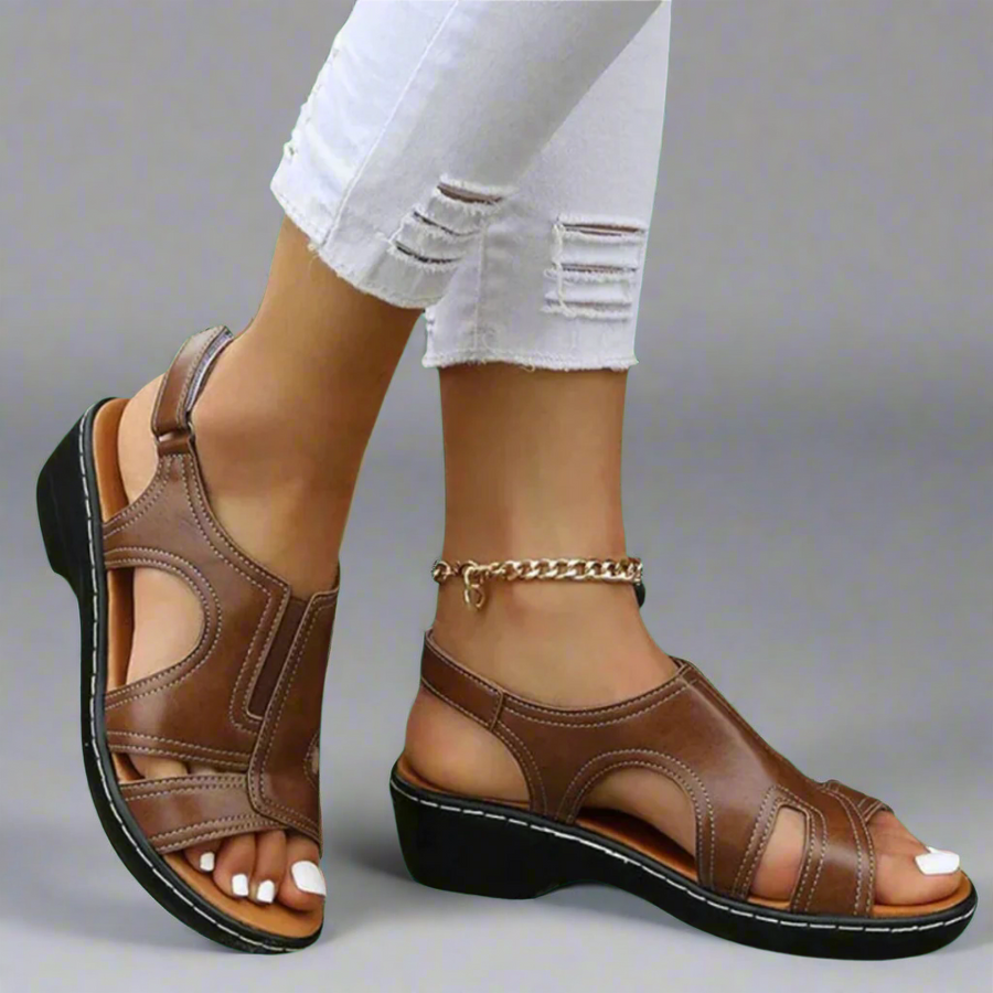 Bergkvist Orthopedic Strappy Open-Toe Adjustable-Strap Sandals