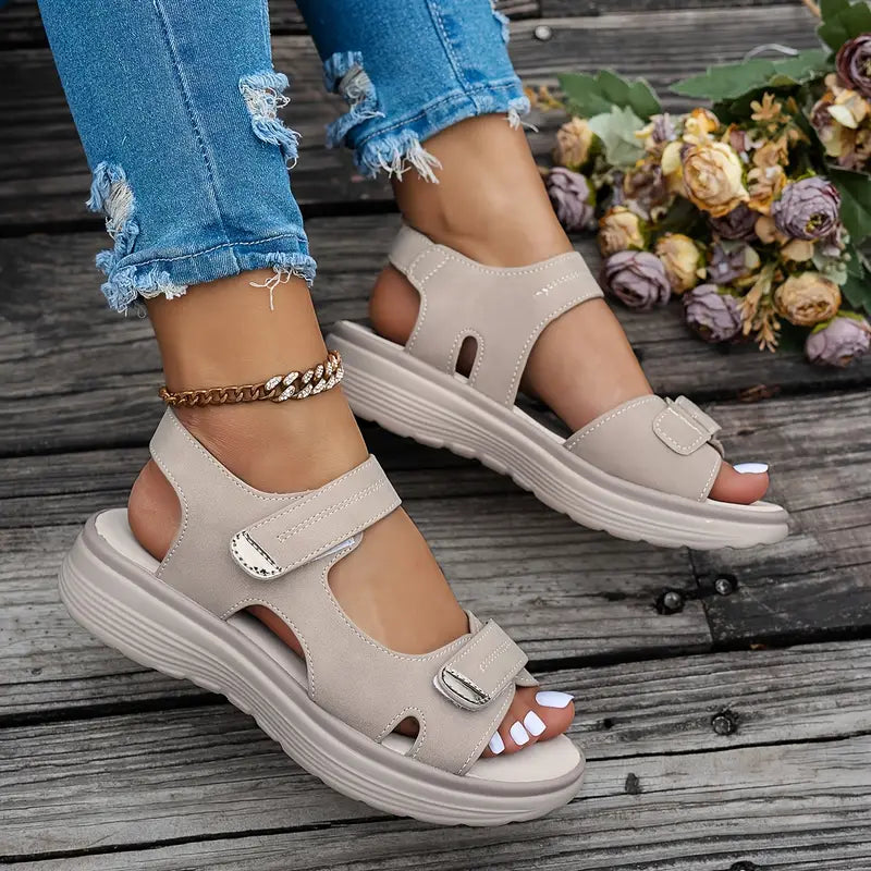 Alia Comfort Wedge Sandals with Ankle Strap