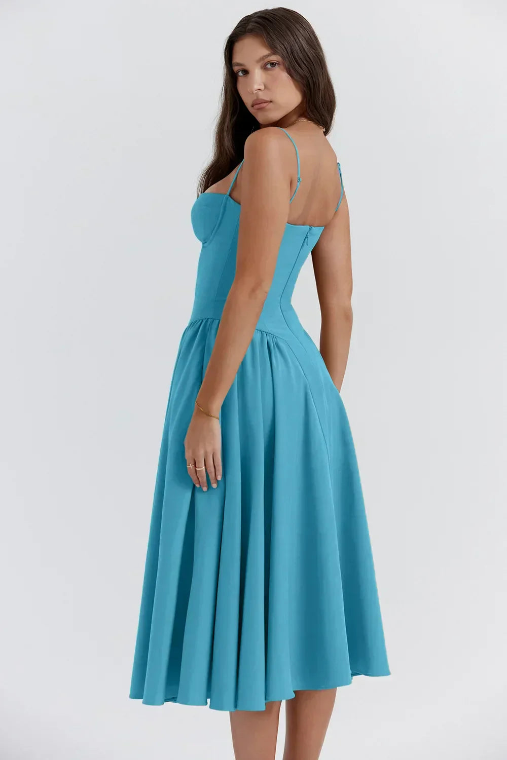 Michaela Sleeveless Midi Dress