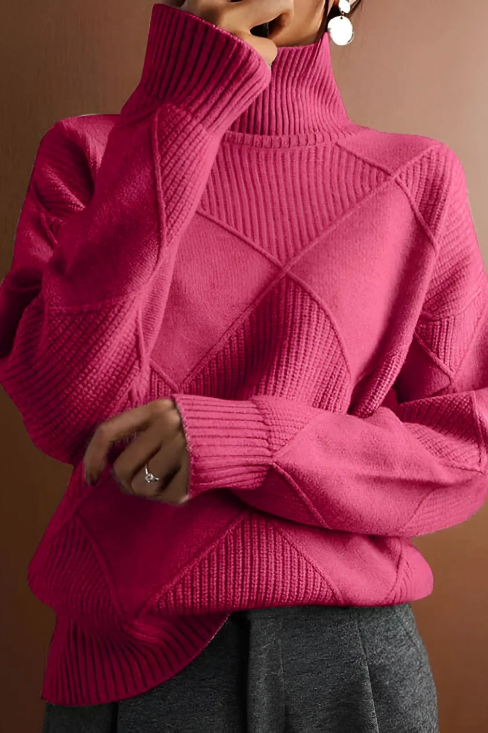 Denisse Pullover | Pink