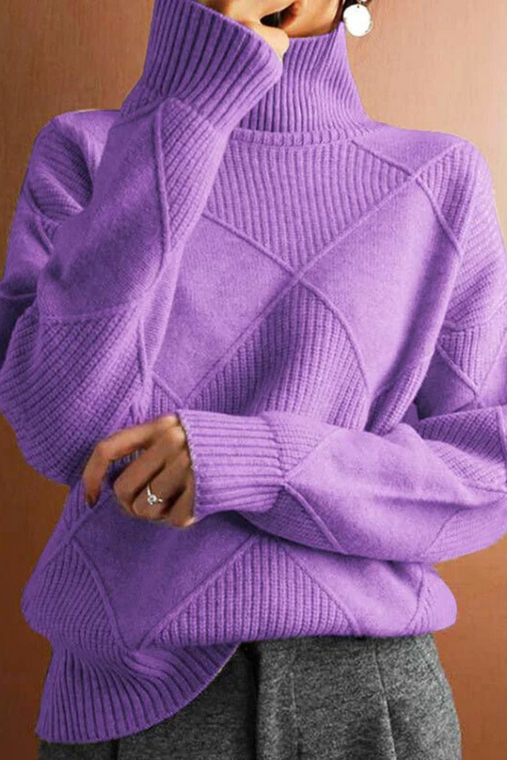 Denisse Pullover | Helllila
