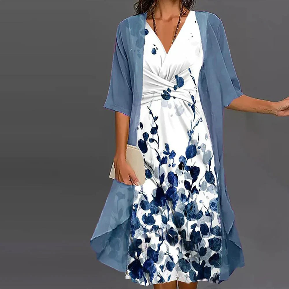 Alba Floral Midi Dress
