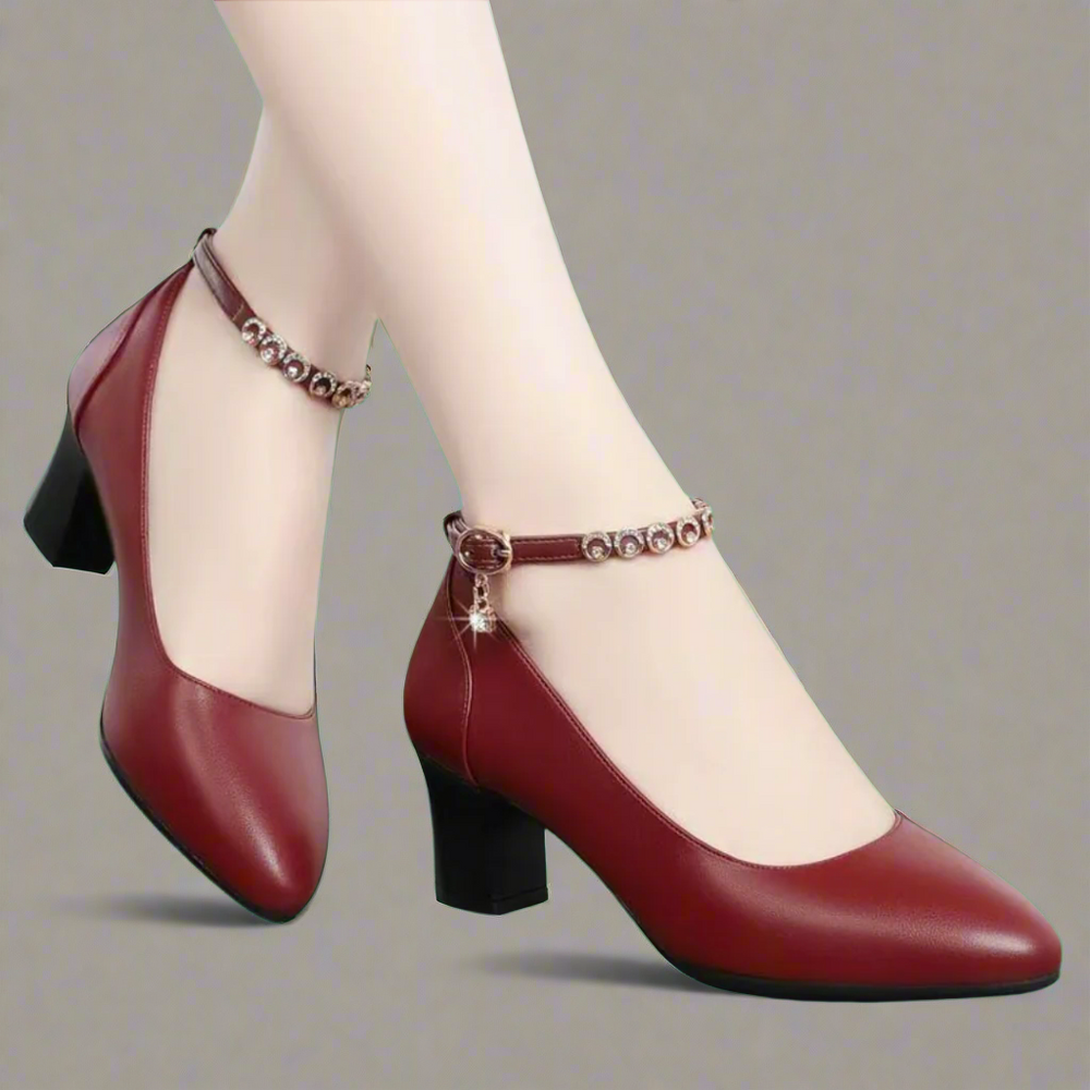 Iselin Premium Patent Dressy Office-Ready All-Day Pumps