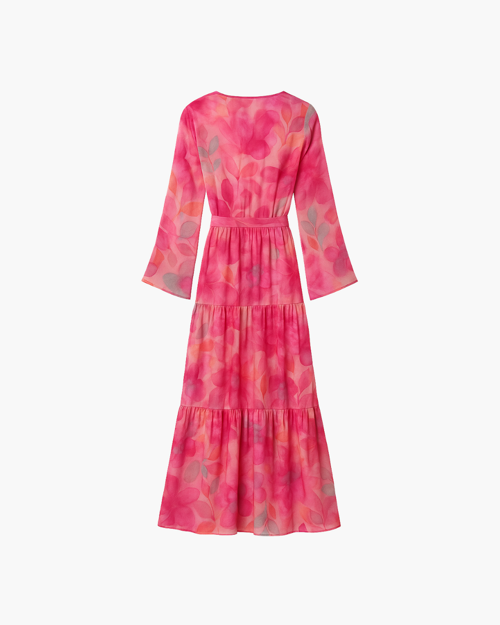 Georgina Silk-Blend Midi Dress, Effortless Elegance