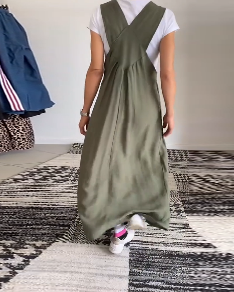 Camille Flowing Sleeveless Casual-Chic Dress