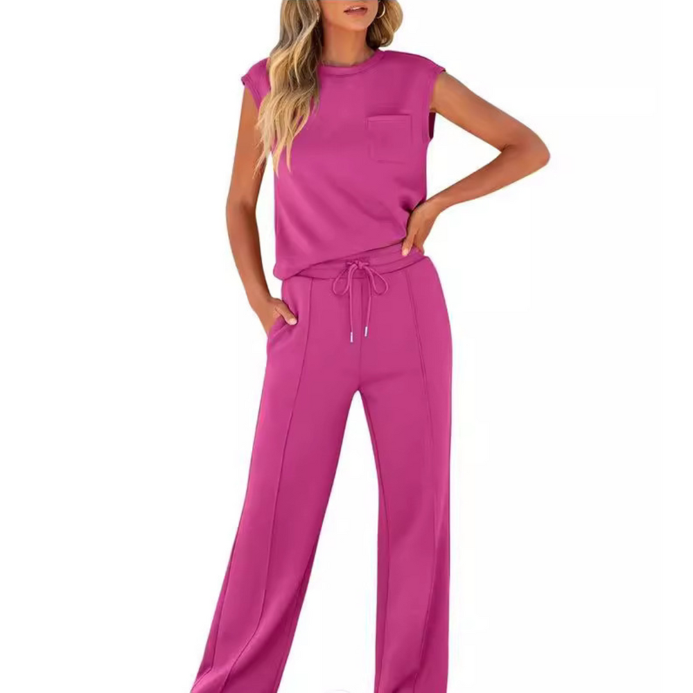 Elivara Casual-Chic Two-Piece Set