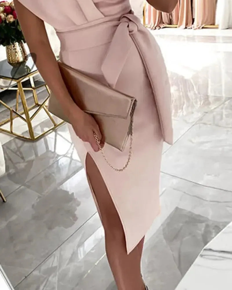 Alyssa Asymmetrical Evening Dress