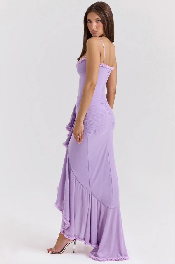 Leah Maxi Slit Dress