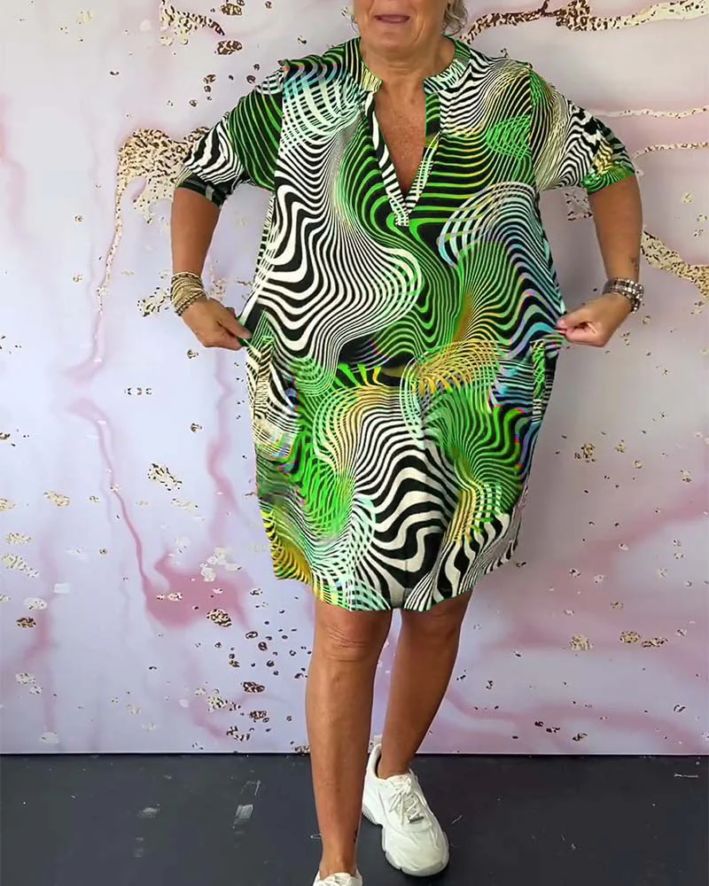 Ria V-Neck Dress