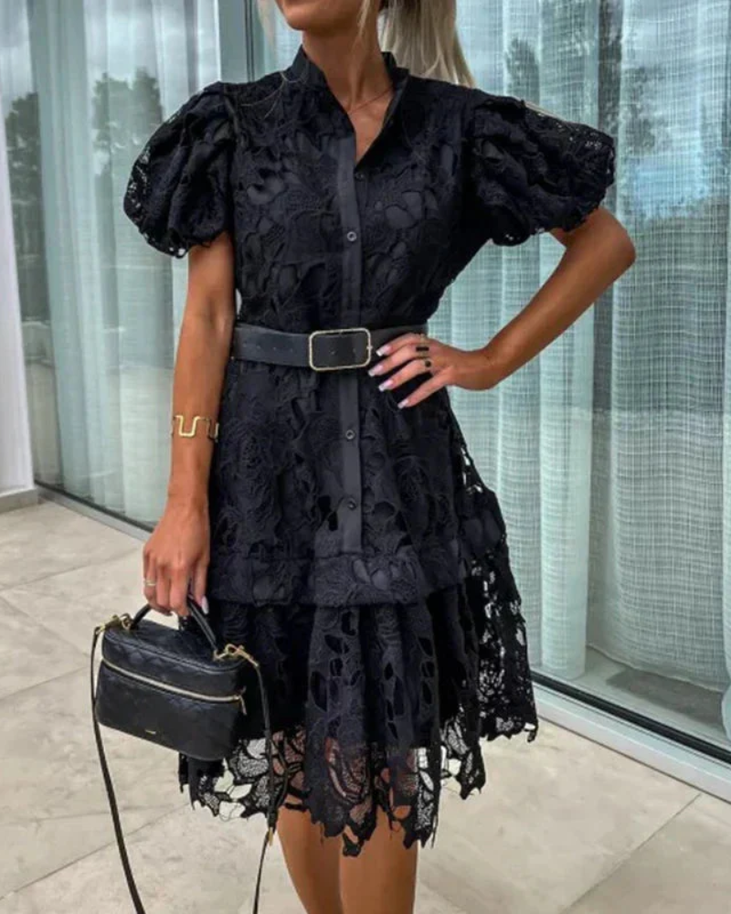 Adelina Lace Retro Dress