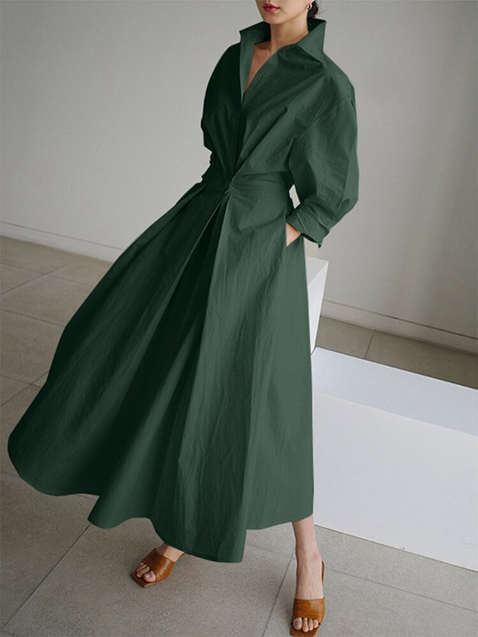 Cleo Elegant Wrap Dress