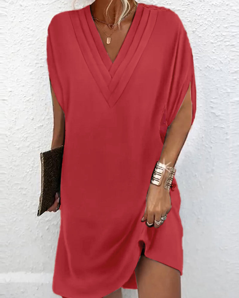 Amélie V-Neck Dress