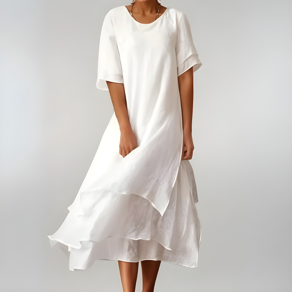 Agnès Light Cotton Maxi Dress