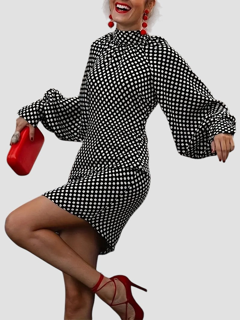 Milena Polka Dot Mini Dress