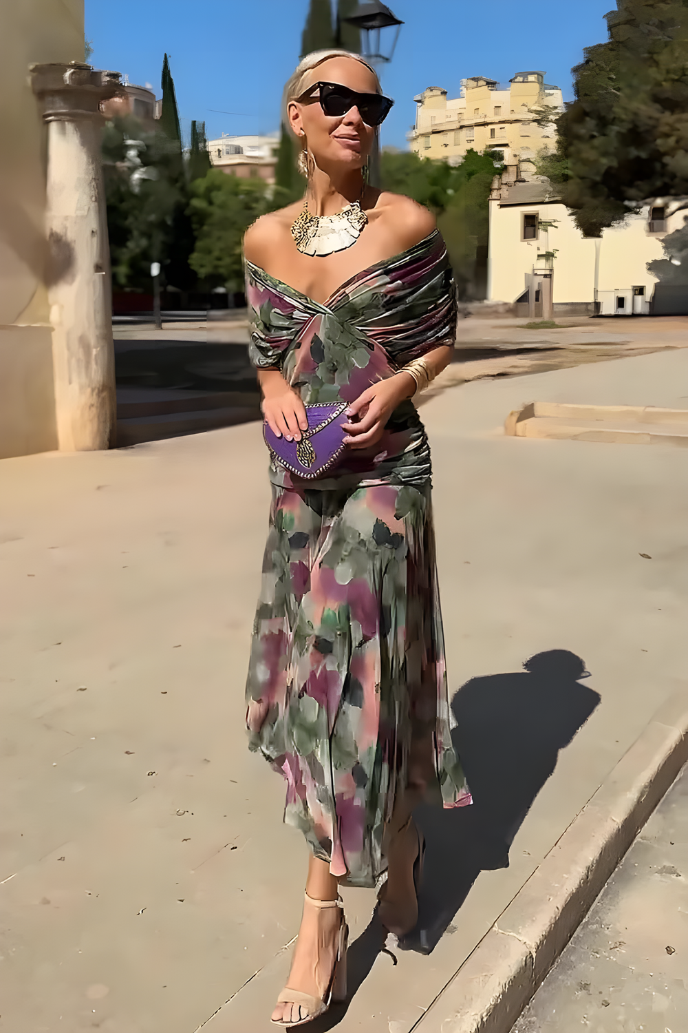 Selma Floral Maxi Dress